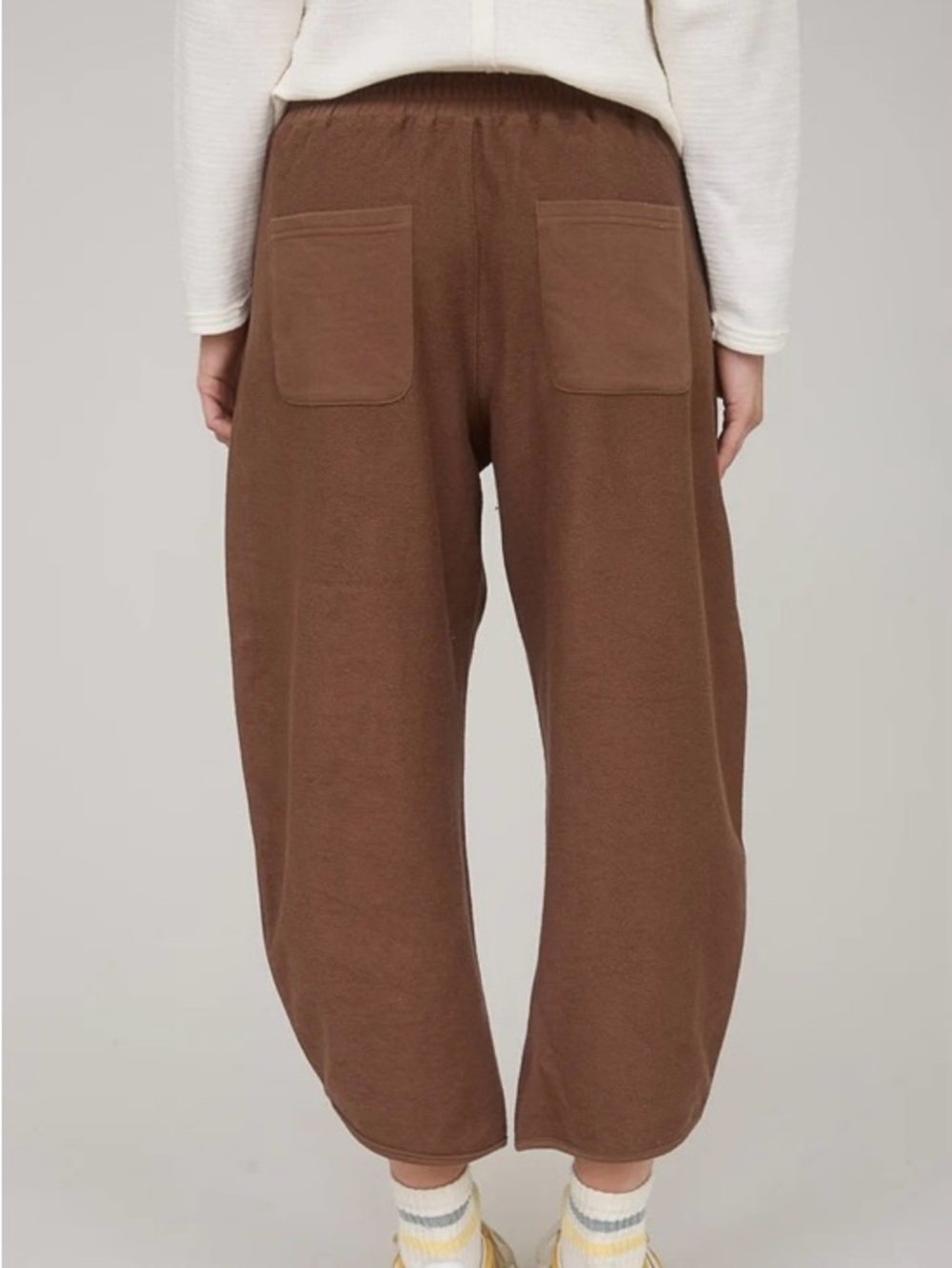 J.O.A. Brown Knit Barrel pant multiple sizes